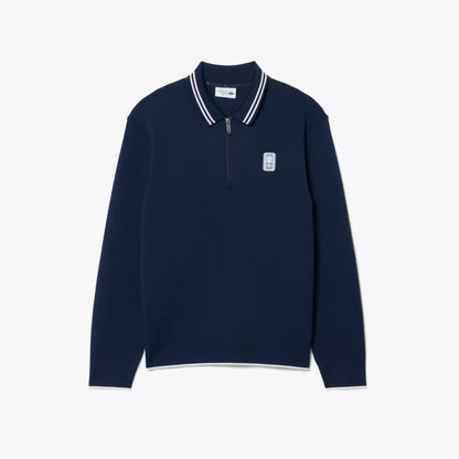 Tennis Heritage Polokragen-Sweatshirt mit Reißverschluss
