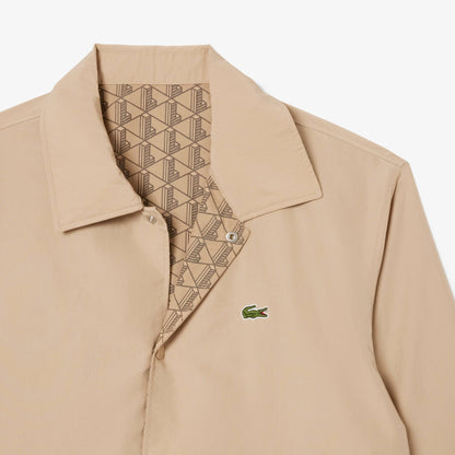 Wendbare Monogramm-Jacke aus zwei Materialien