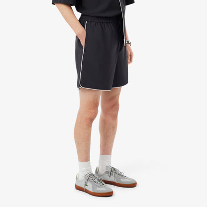 Relaxed Fit Wool Blend Shorts