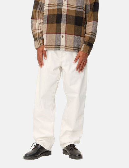 Single Knee Pant (Denim) - Weiß