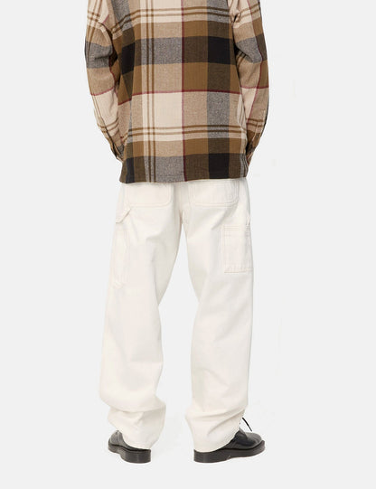 Single Knee Pant (Denim) - Weiß